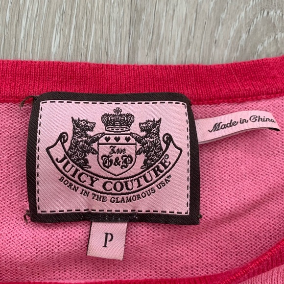 🤍 SOLD ON DEPOP 🤍 “I ❤️ Juicy” Juicy Couture 3/4 Sleeve Sweater - Picture 3 of 5
